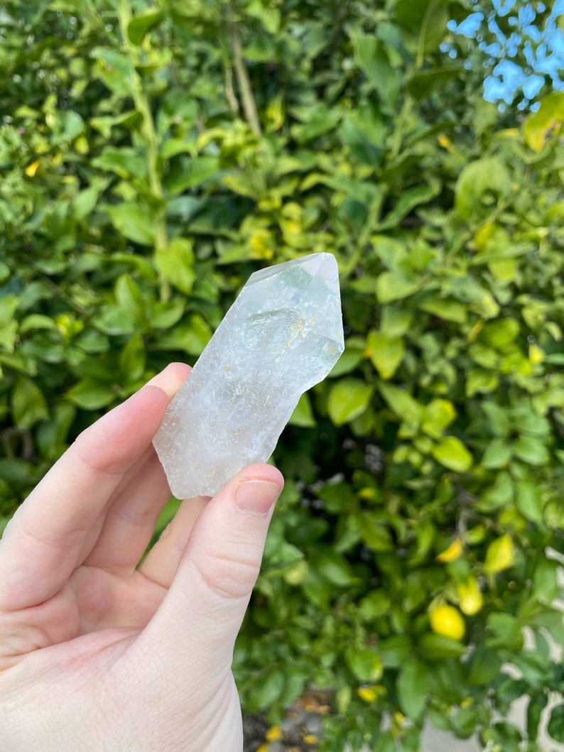 Quartz Point Arkansas Quartz Crystal Hand Stone