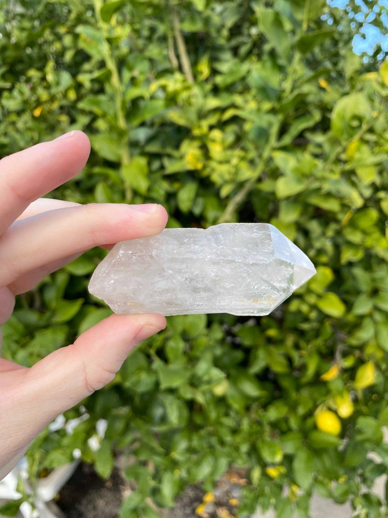 Quartz Point Arkansas Quartz Crystal Hand Stone