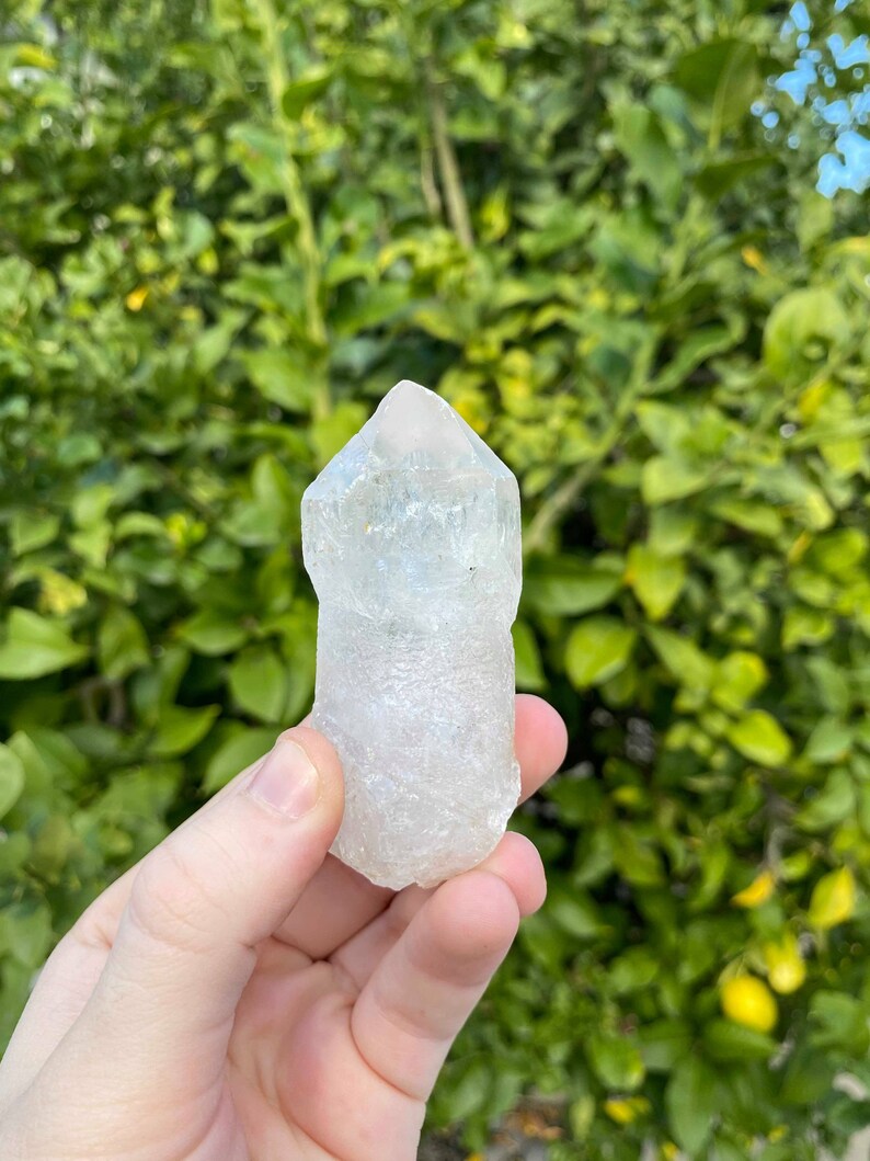 Quartz Point Arkansas Quartz Crystal Hand Stone