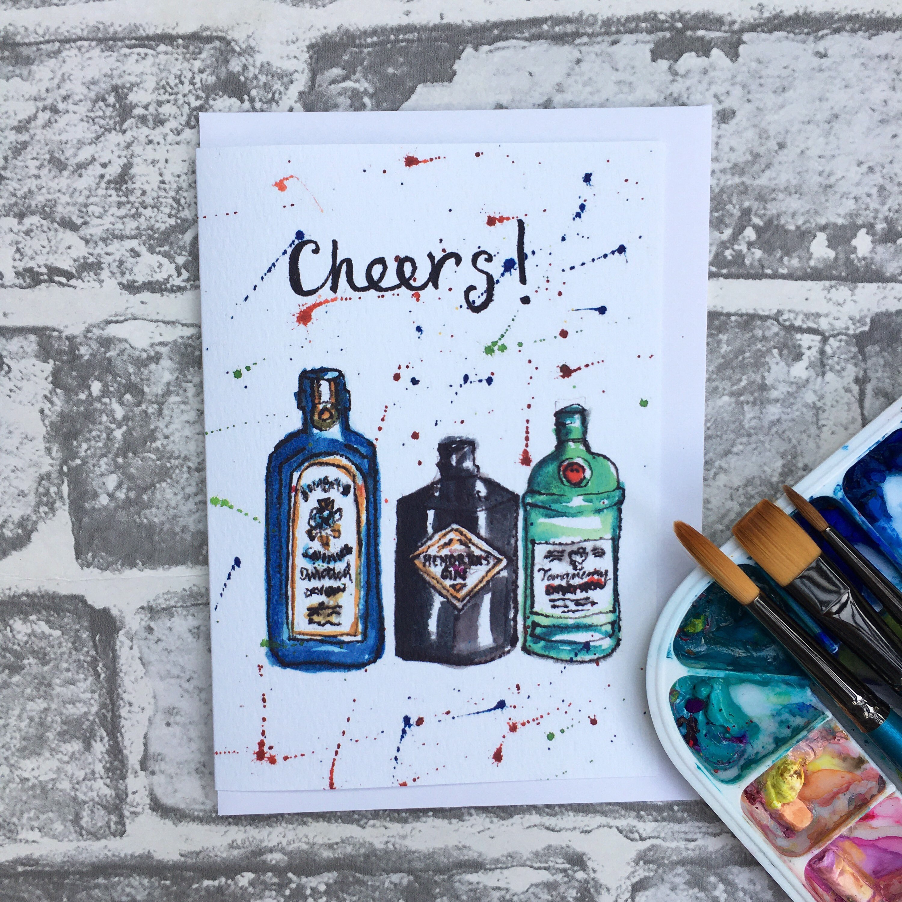 Gin Cards Set of 3. Gin Lover Cards Gin and Tonic Etsy UK