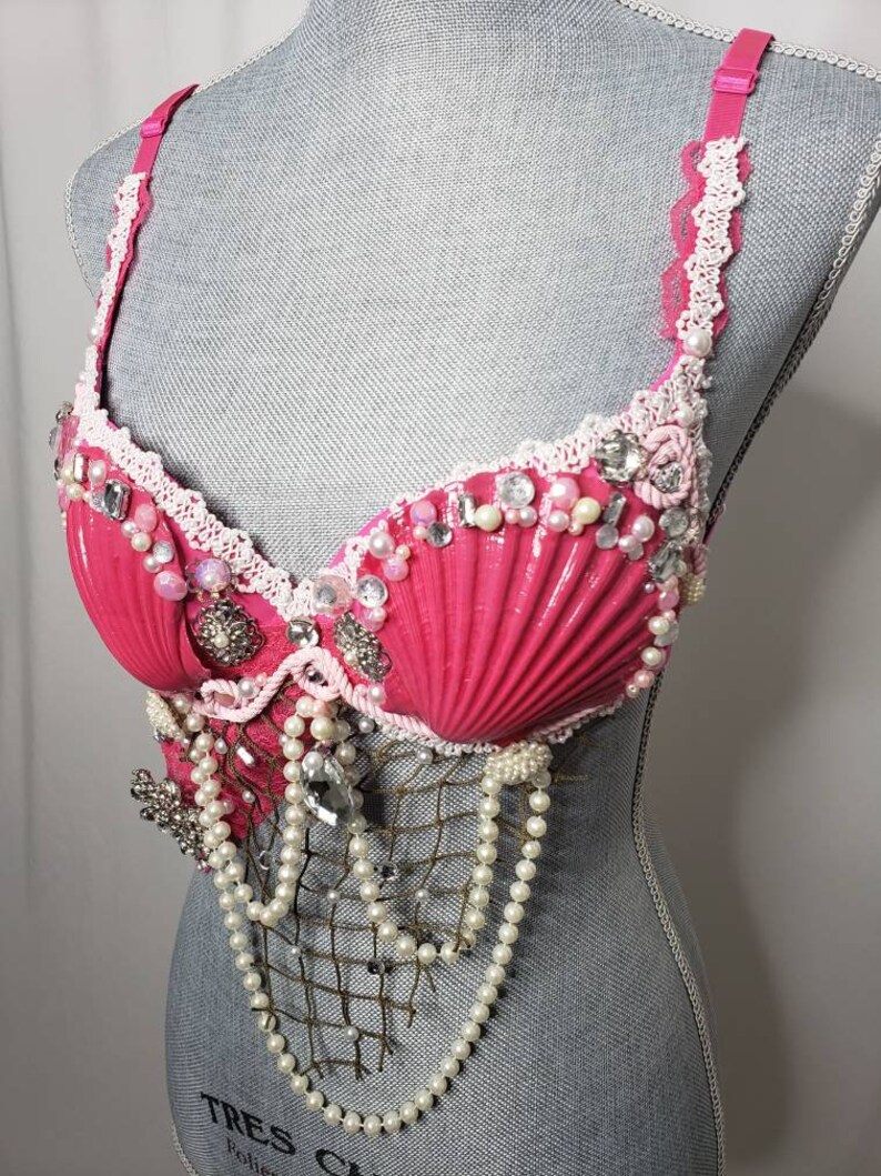 Pink Vintage-inspired Mermaid Top | Etsy