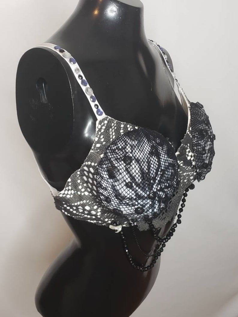 Black /& White Film Star Mermaid Top