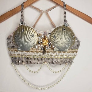 Made to order children&#39;s gold classic mermaid top