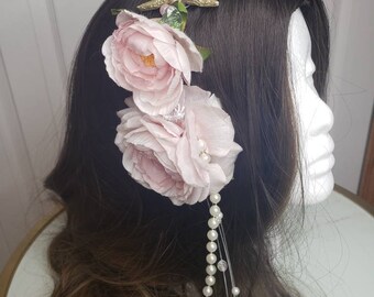 Made to order floral mermaid headband