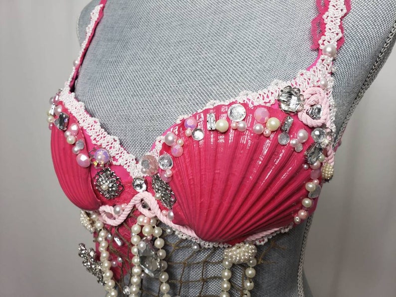 Pink Vintage-inspired Mermaid Top | Etsy