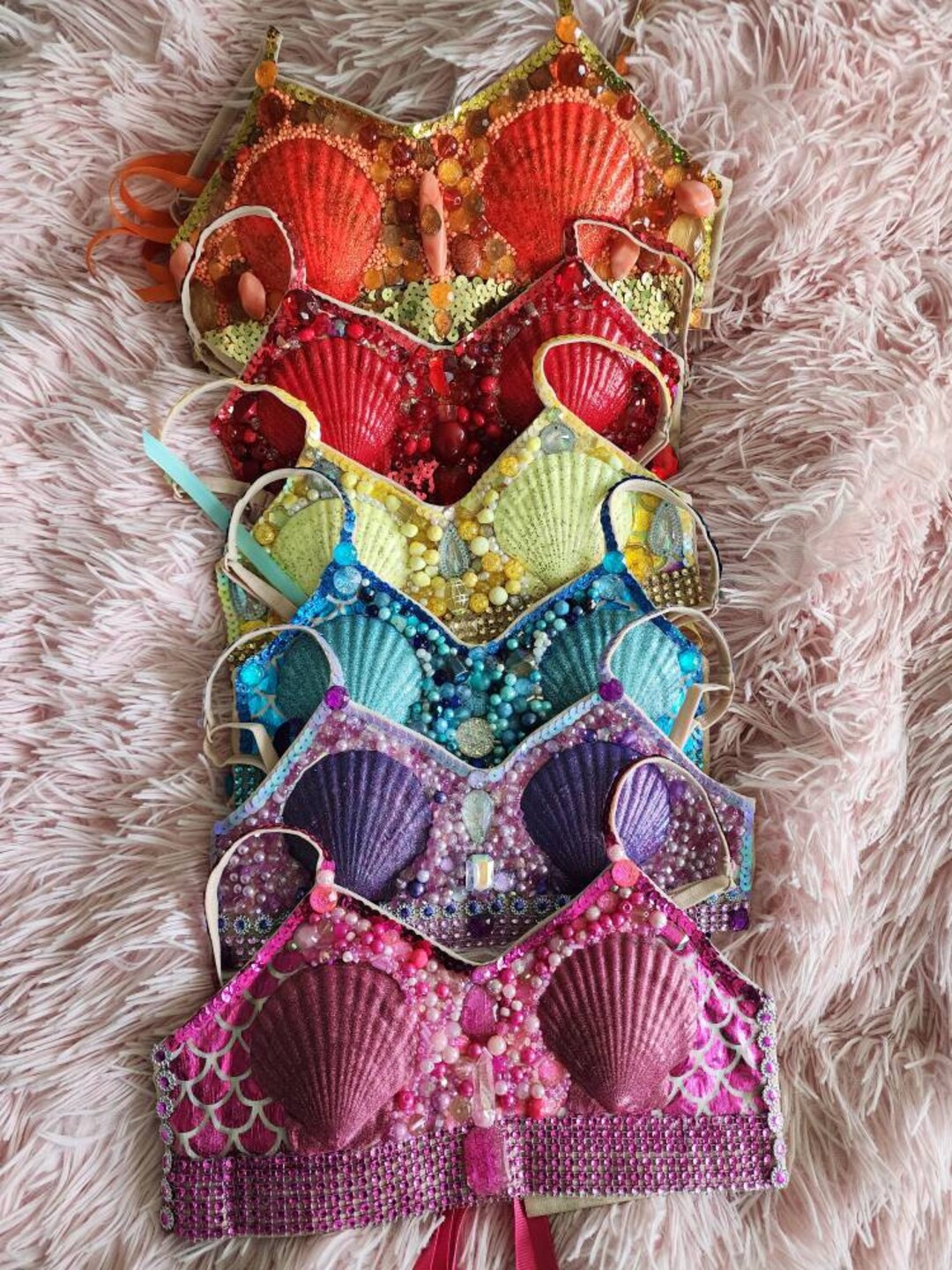 Daughters of Triton Children's Mermaid Tops madetoorder. Etsy