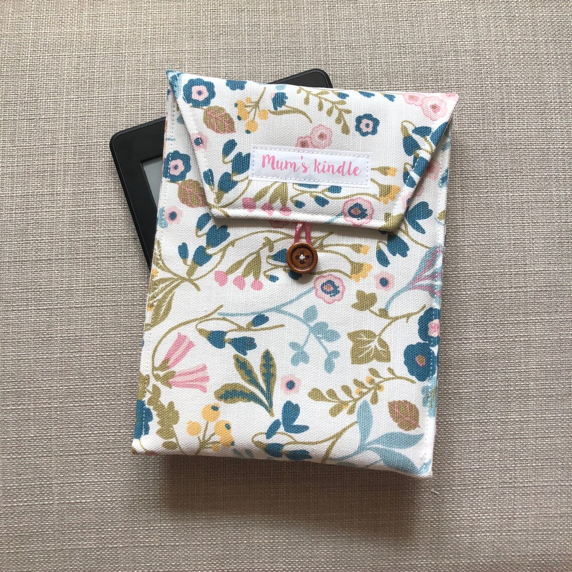 Personalised Floral Kindle Case Etsy