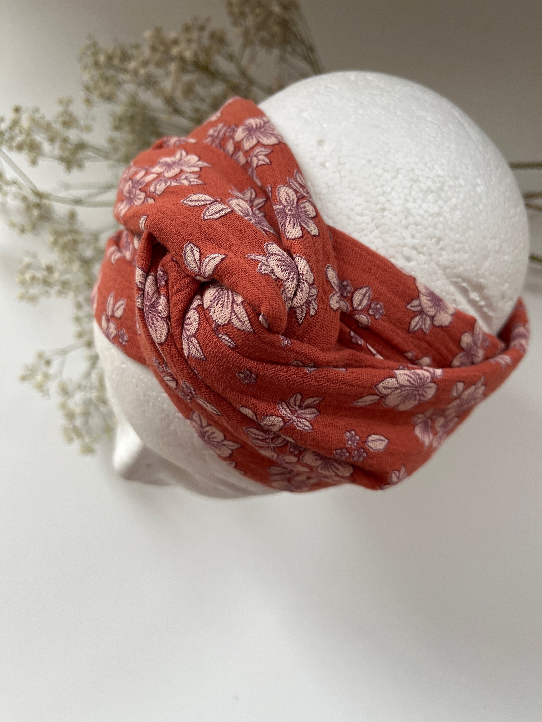 Fascia per capelli in mussola, fascia per capelli in mussola