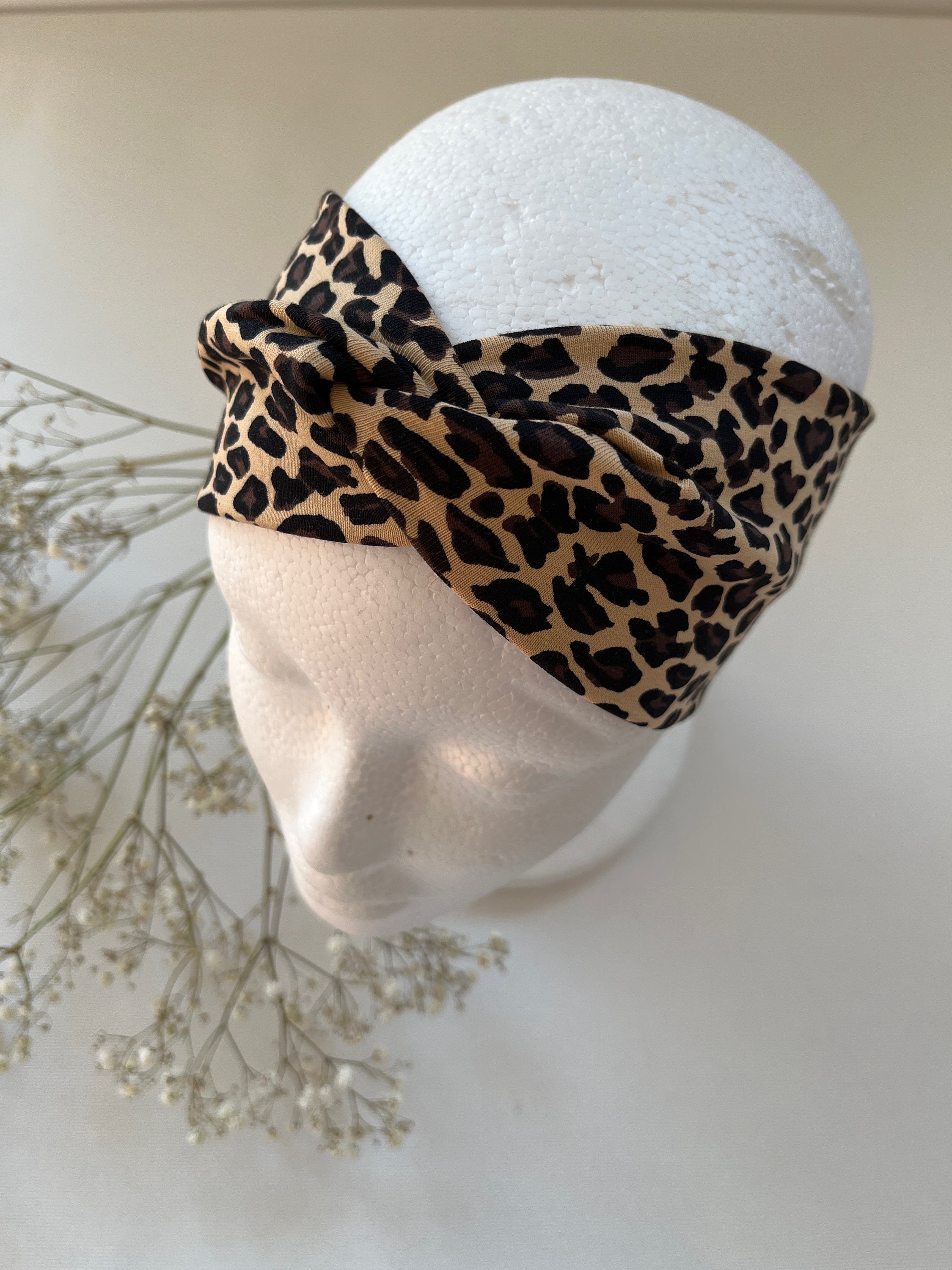 2 Stück Knoten-Stirnbänder Für Damen – Fluoreszierend, Dehnbar, Breiter Haarreifen Im Boho-Style