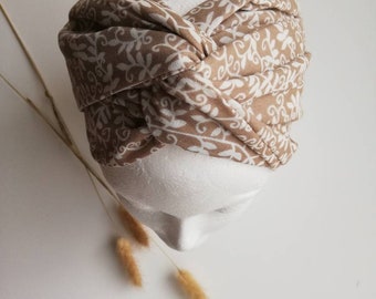 Musselin Haarband zum selber Binden Bindehaarband Turbanband Kopftuch Damen