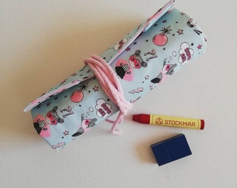 Waldorf Pencil Cases/Roll Cases Waldorf « supergirl » Crayons de cire