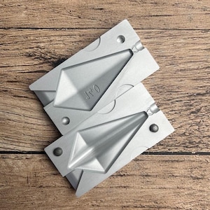 Elevator fishing aluminium  molds  140 g. 4,93 oz fishing sinker mold