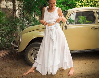 The Athena // Gauze Cotton Skirt // Light, Flowy, Playfully Elegant Skirt // You are a Gift!
