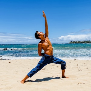 Men's Breathable Pant | Natural Cotton Flexible Yoga Lifestyle | Comfortable Drawstring Pant