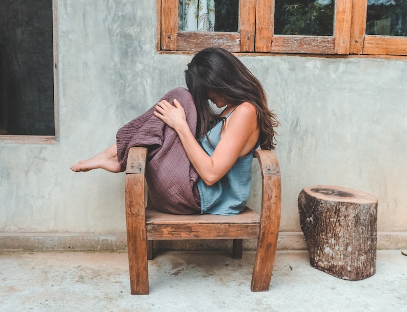 Yogini Pant // Luxe Cotton, Pockets // Stretch Fully, Breathe Like a Queen Desert Rose