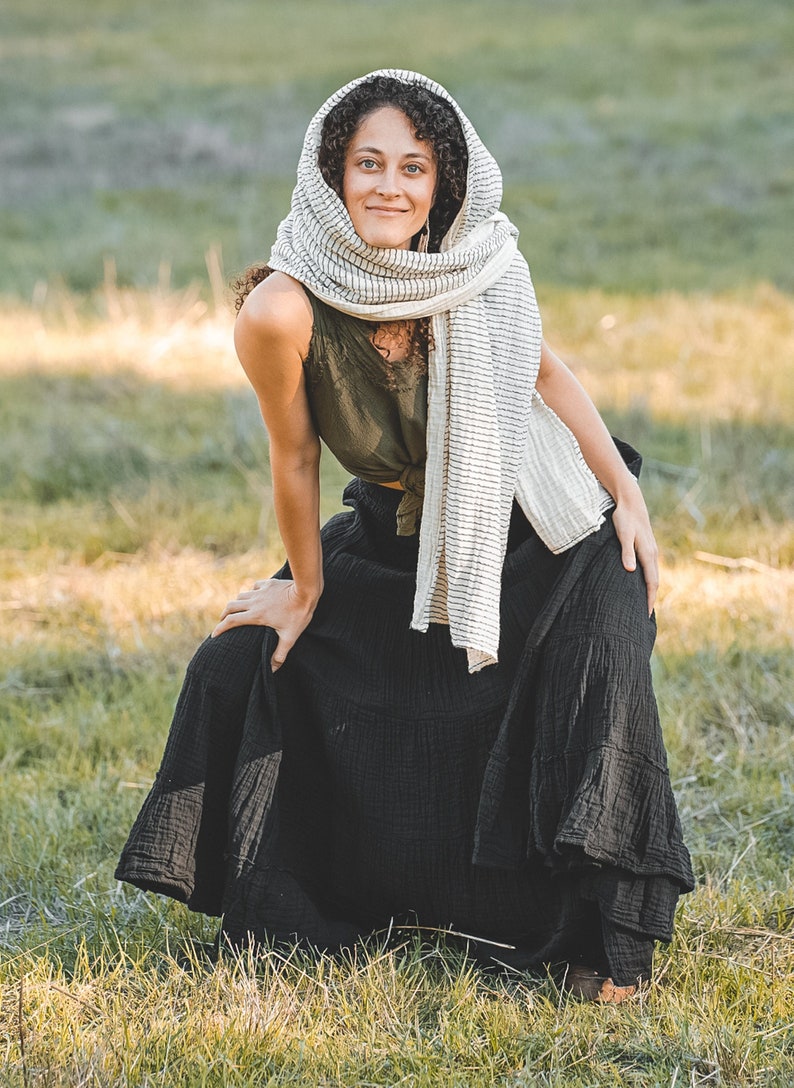 Goddess Wrap // Double-Layered, Natural Fiber Cotton / Wrap Yourself in Pillows image 1