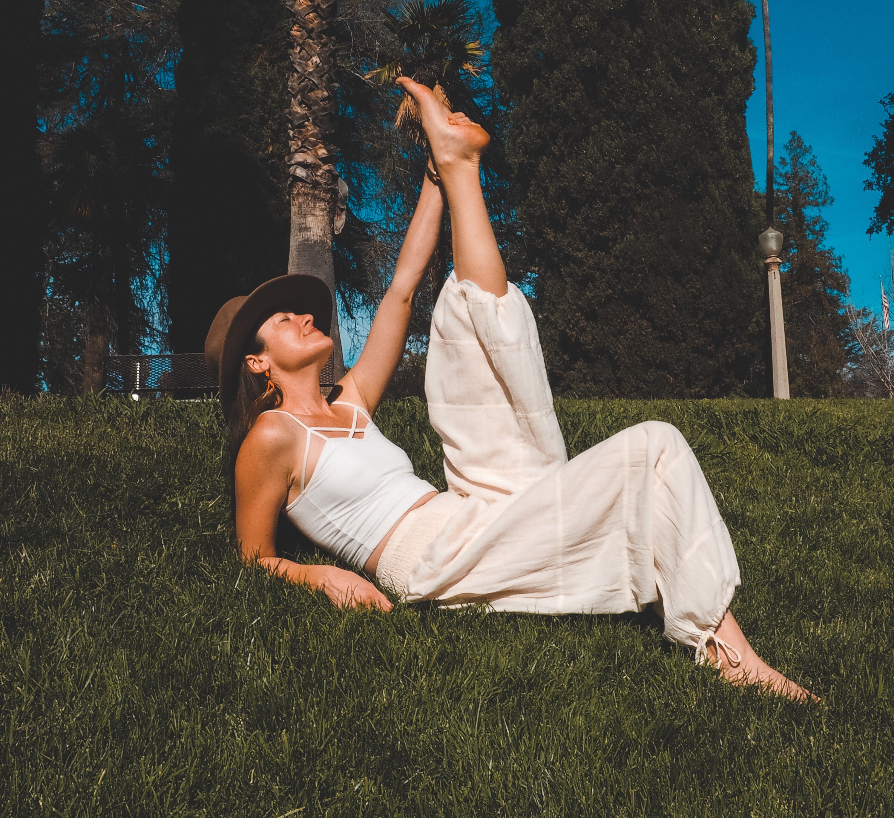 natural fiber yoga pants