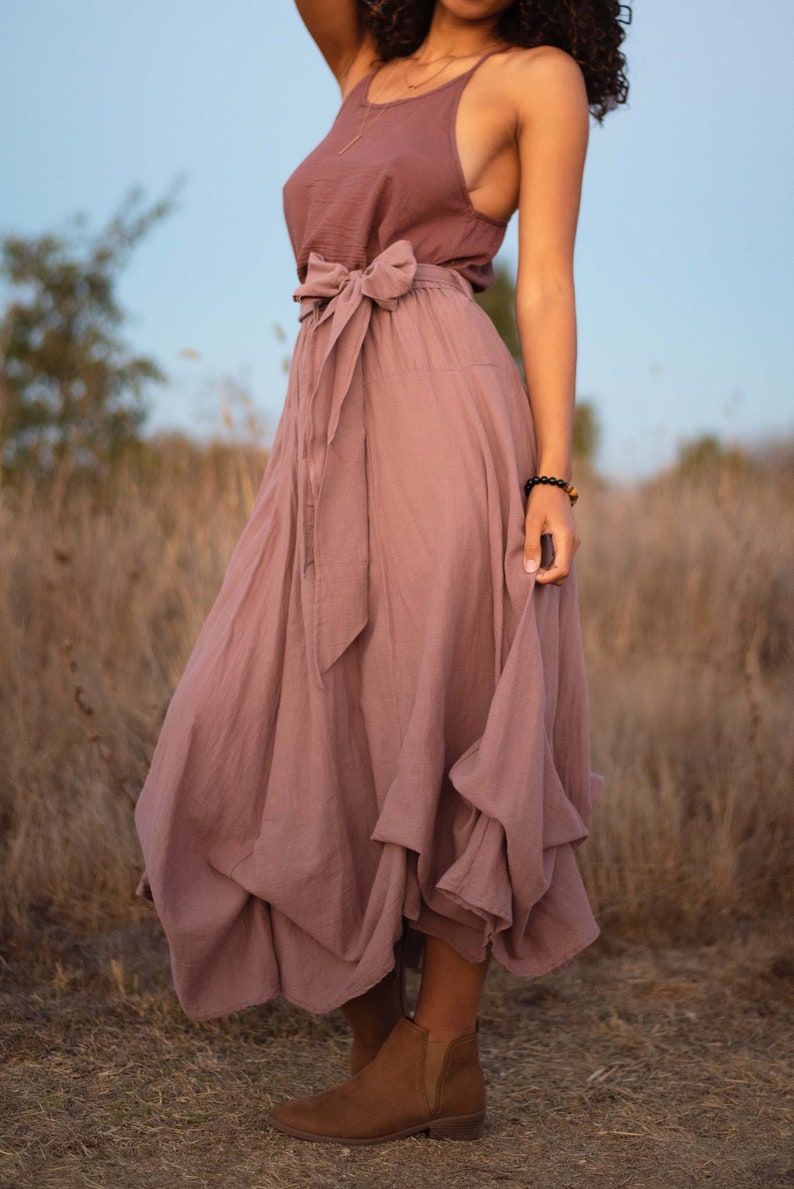 The Athena // Gauze Cotton Skirt // Light, Flowy, Playfully Elegant Skirt // You are a Gift Thistle