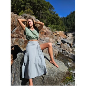 Magik Skirt // Thick Woven Cotton Wrap Skirt // Your Hips are Cradled in the Lineage of Magik