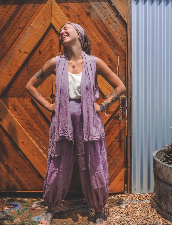 long flowy vest