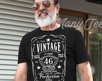 46th birthday shirt 46th birthday gift 46th birthday 1976 birthday shirt vintage 1976 shirt 46 birthday gift 46th birthday gifts for him her