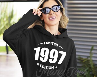 25th birthday hoodie 1997 birthday hoodie 25 birthday hoodie 25 birthday gift 25 birthday gift limited edition 1997 hoodie 1997 birthday 25