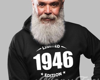 76th birthday hoodie 1946 birthday hoodie 76 birthday hoodie 76 birthday gift 76 birthday gift limited edition 1946 hoodie 1946 birthday 76