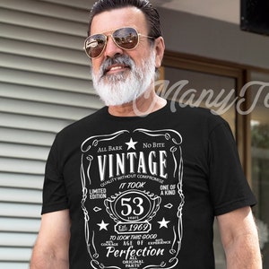 53rd birthday shirt 53rd birthday gift 53rd birthday 1969 birthday shirt vintage 1969 shirt 53 birthday gift 53rd birthday gifts for him her