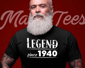 Legend Since 1940 shirt 82nd Birthday Gift 82nd Birthday T-Shirt 1940 82nd Birthday Gift 82nd Birthday Idea 1940 82nd Gift for him her gifts