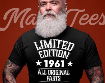 61st birthday shirt 61st birthday gift 61st birthday 1961 birthday shirt 61 birthday shirt 61 birthday gift 61st birthday gifts for him her