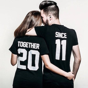 Buy Touch Me Fashions, Lovers Pack, Cotton, King Queen Love Couples D7, Printed, Fullsleeve Roundneck Navy Blue T Shirts for Couples