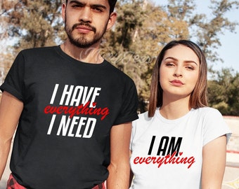 He is mine she is mine, he is mine she is mine shirts, couple shirts, couples matching shirts, matching couples shirts, couples matching