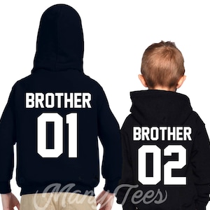 Brother gift brothers gift brother hoodie brothers hoodies brother sweatshirt brothers sweatshirts brothers outfits big bro little bro