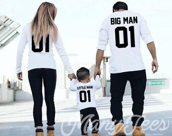 Big Man Little Man Big Man Little Man Sweatshirts Father and - Etsy Hong  Kong
