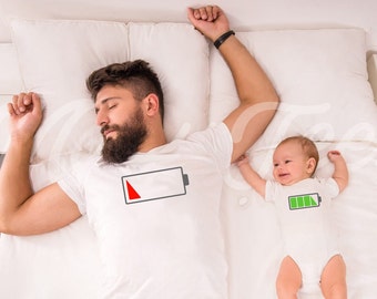 Magliette abbinate per papà e figlio, magliette abbinate per papà e figlia, magliette per papà e figlio, magliette per papà e figlia, regalo per la festa del papà, mamma e figlio