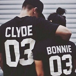 Bonnie and Clyde Shirts Bonnie and Clyde Shirt Bonnie and - Etsy