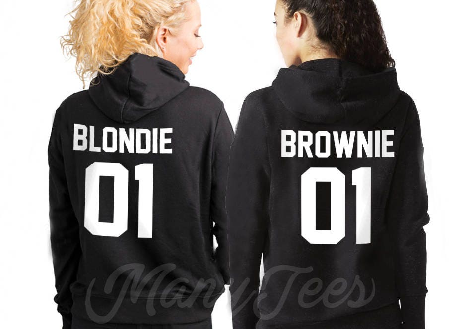 Riskeren verkiezen totaal Zusters hoodies zussen sweatshirt zus zussen trui blondie en - Etsy België