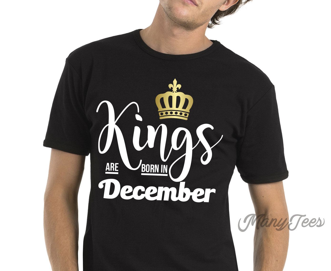 kings are born in december t shirt