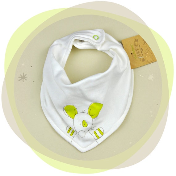 baby girl scarf bib