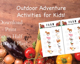Farm Scavenger Hunt Printable