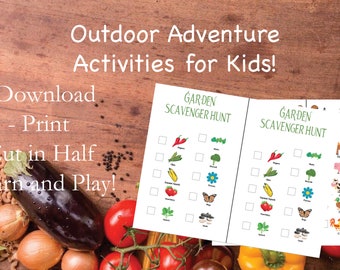 Food Scavenger Hunt Printable Packet for Kids