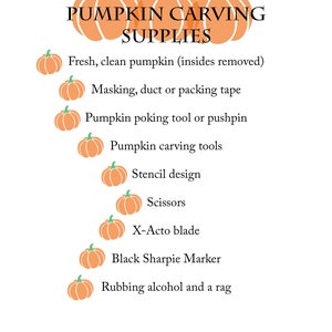 12 Pumpkin Carving Stencils Downloadable Printable with PDF, PNG, SVG image 3