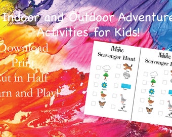 Nature Scavenger Hunt for Kids