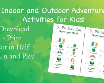 St. Patrick's Educational Scavenger Hunt for Kids
