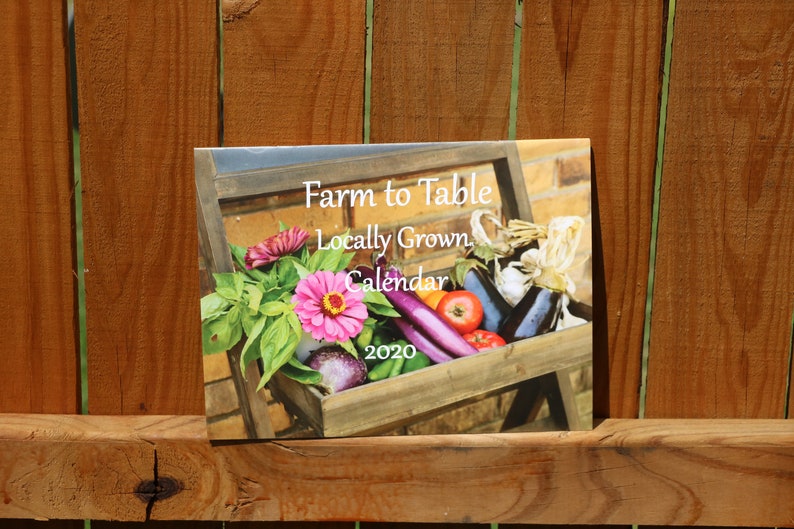 Farmers Market 2020 Wall Calendar: Farm to Table Monthly | Etsy