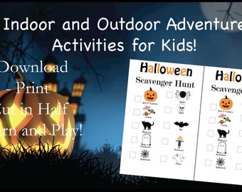 Halloween Scavenger Hunt Printable for Kids