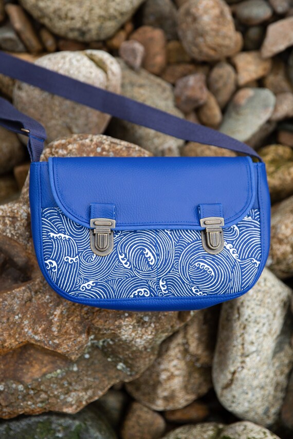 flap side bag electric blue – L'UXE LINK