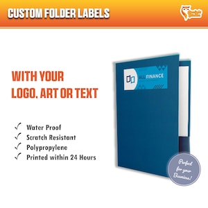 Custom Labels to Personalize Folders - Planner Stickers