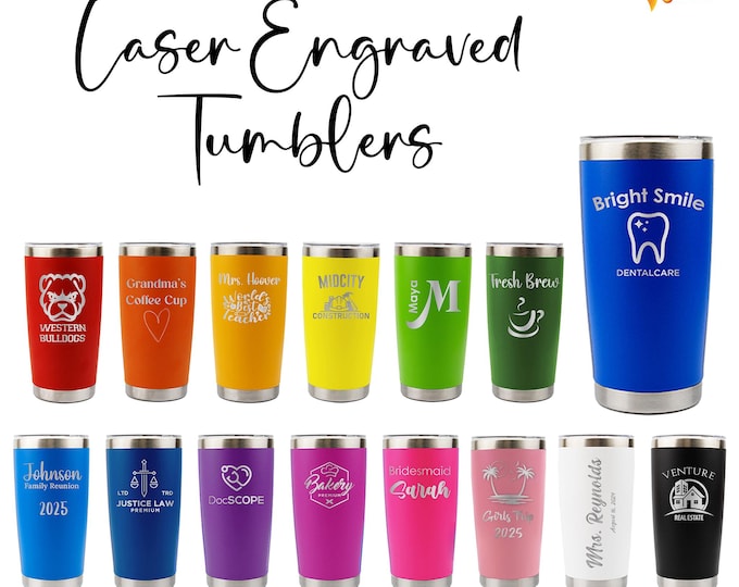 Custom Engraved 20oz Tumbler