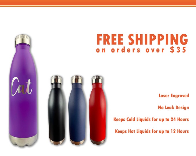 Personalized Stainless Steel 25oz Tumbler - 6 Count
